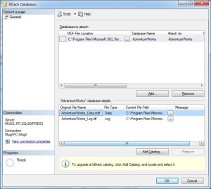 Attach Database