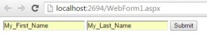Simple ASP.Net Form