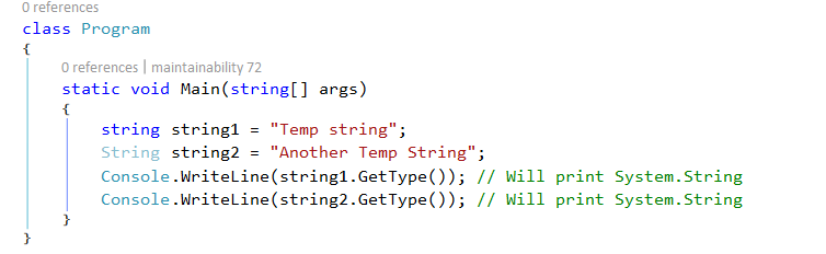 c# string